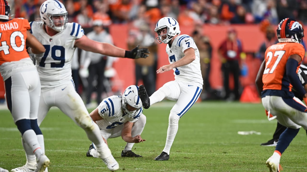 Colts Use 4 Field Goals to Edge Broncos in OT