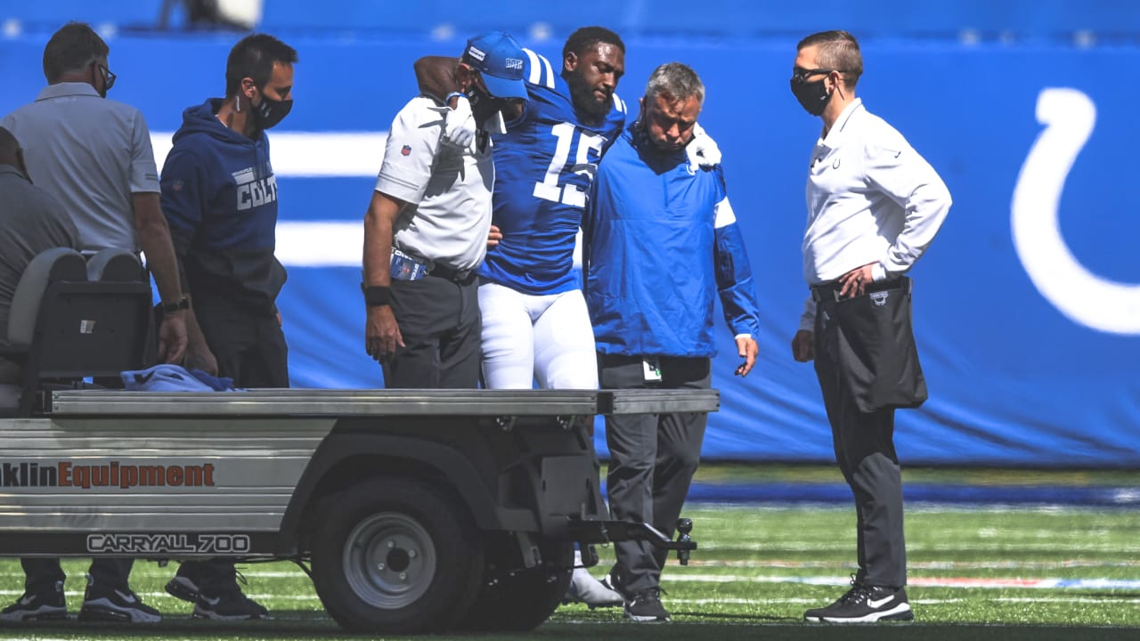 The Colts are awaiting test results on injuries to WR Parris Campbell and S Malik Hooker