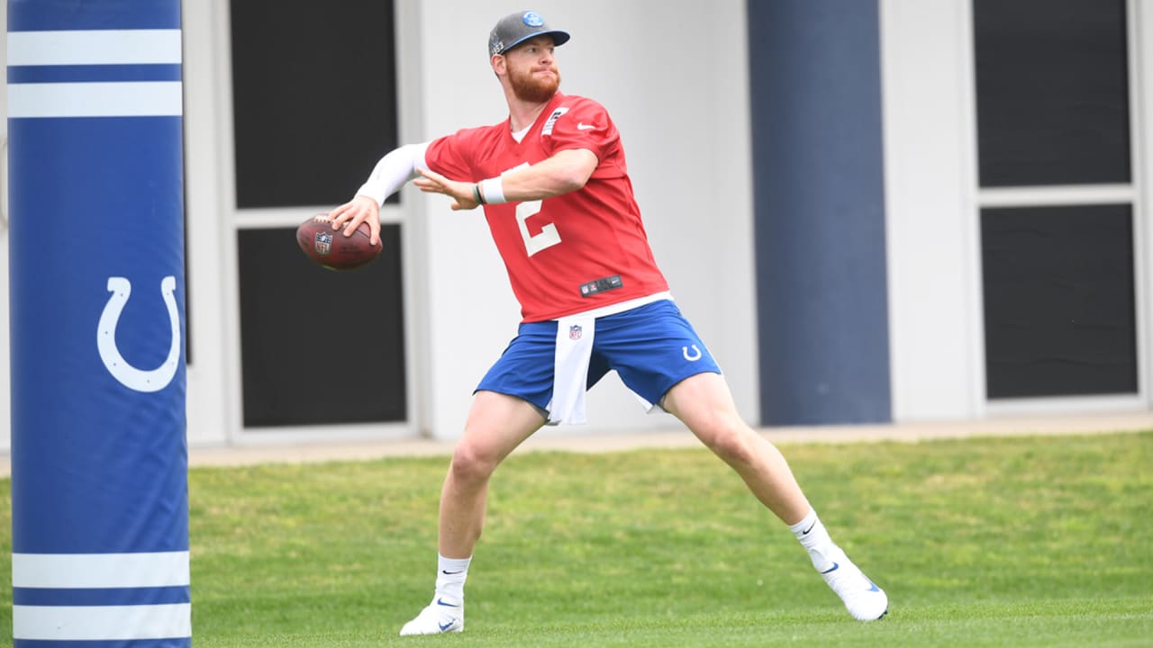 Carson Wentz after first preseason practice with Colts: 'Something