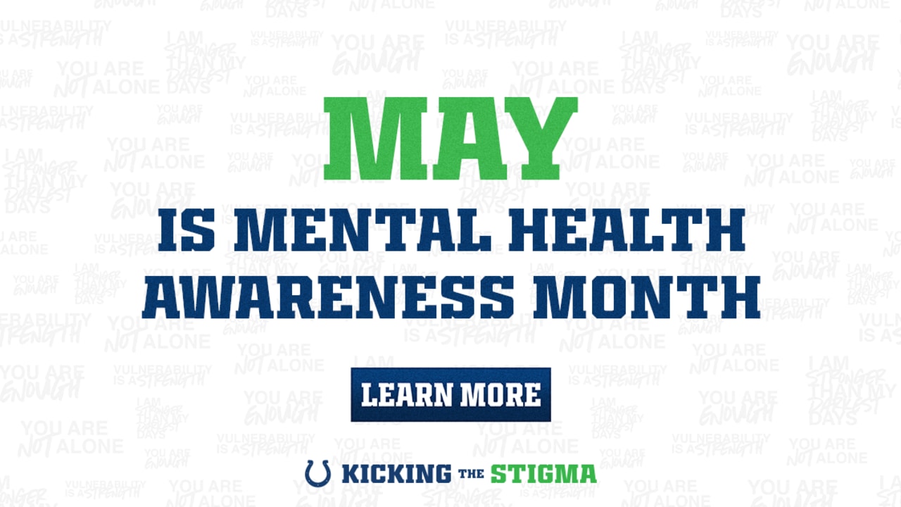 Colts Community on X: We are Stronger Together. #KickingTheStigma Head to   this #MentalHealthAwareness Month to purchase yours  today!  / X