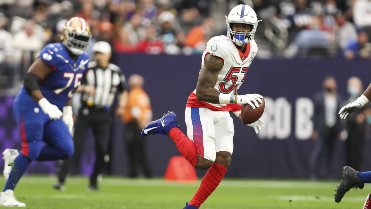 Pro Bowl Highlight Picksix! Darius Leonard takes INT 45 yards to the