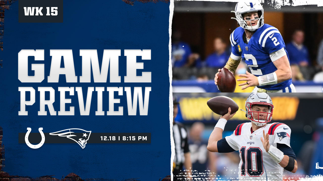 Game Preview: Colts vs. Patriots