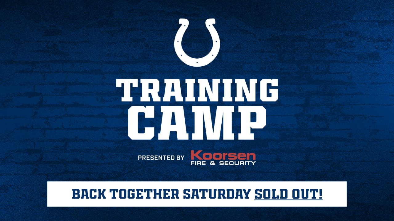 Colts Training Camp Update For July 30 Tickets are SOLD OUT