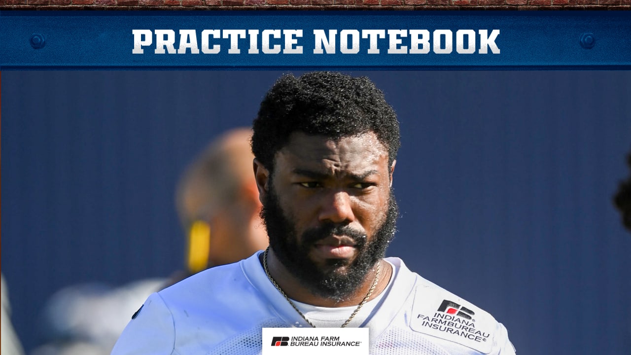 Practice Notebook: Jonathan Taylor On Ankle Rehab, Zack Moss On Whirlwind  48 Hours After Trade From Buffalo Bills