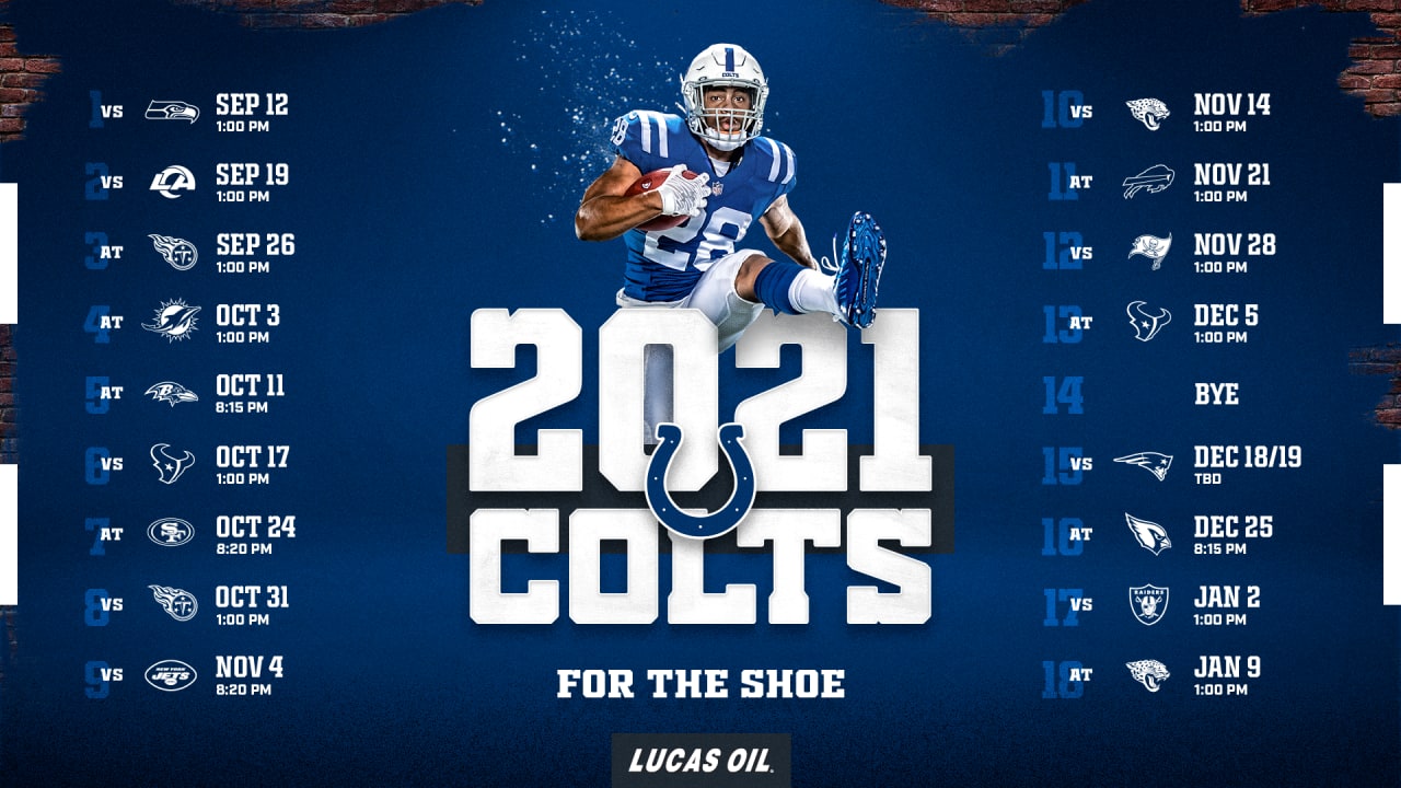 2021 NFL Schedule Release: Colts' 17-game regular season schedule announced