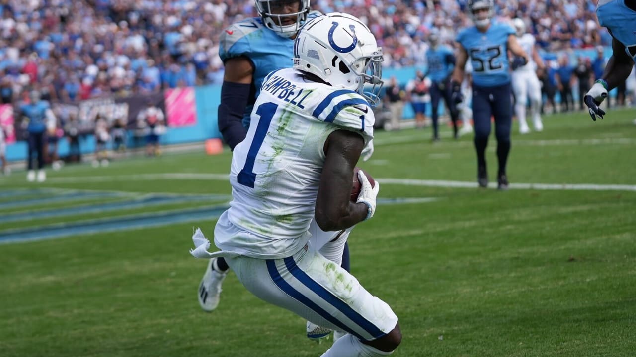 Colts WR Parris Campbell logged yet another TD to go with career-best 10  receptions Sunday vs. Titans