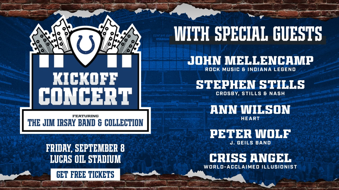 Indianapolis Colts announce details for Colts Kickoff Concert on