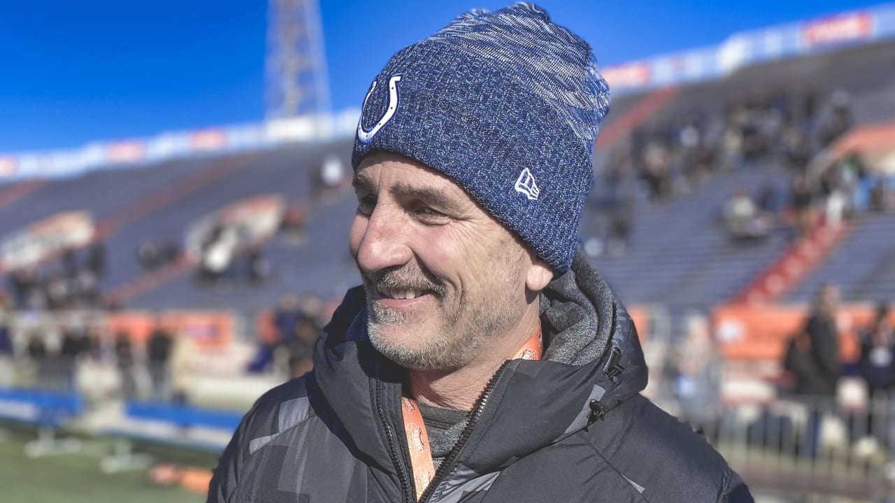 Indianapolis Colts head coach Frank Reich talks scouting QBs, a