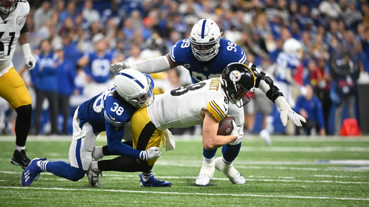 Indianapolis Colts cornerback Tony Brown runs through a drill