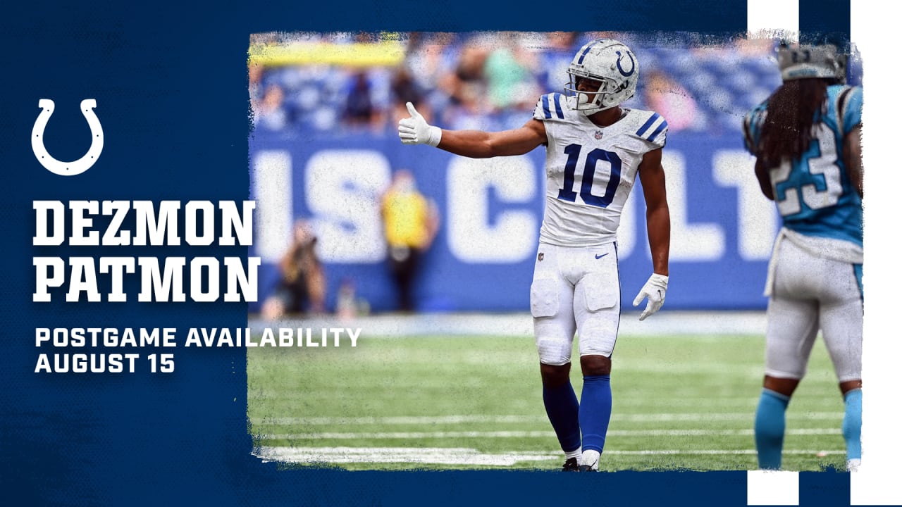 Colts Vs. Panthers Postgame: Dezmon Patmon