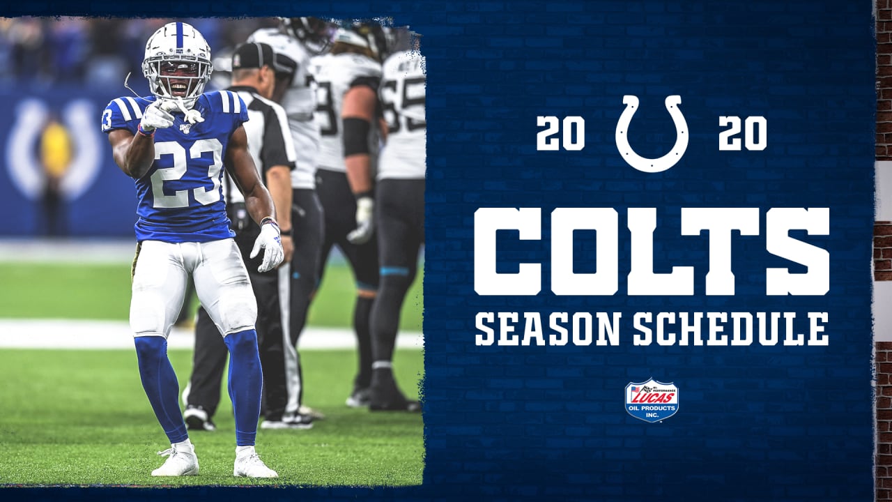 Indianapolis Colts Schedule 2022 2020 Indianapolis Colts Schedule: Complete Schedule, Tickets And Matchup  Information For 2020 Nfl Season