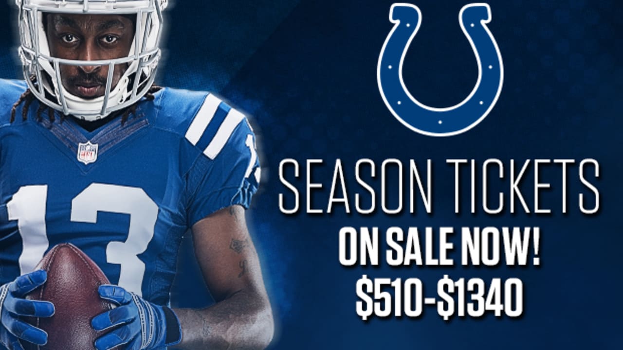 Indianapolis Colts 2021 season tickets are officially on sale