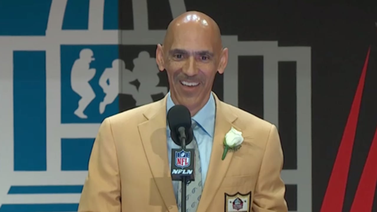 Tony Dungy's Pro Football Hall of Fame enshrinement speech