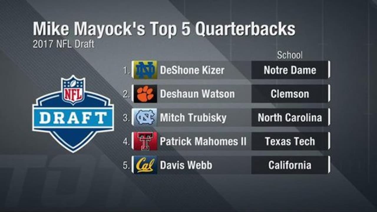 Mike Mayock's Top 5 Quarterbacks & Running Backs In The 2017 NFL Draft