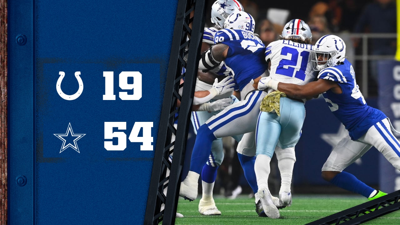 Cowboys score 33 points in 4th quarter, rout Colts 54-19