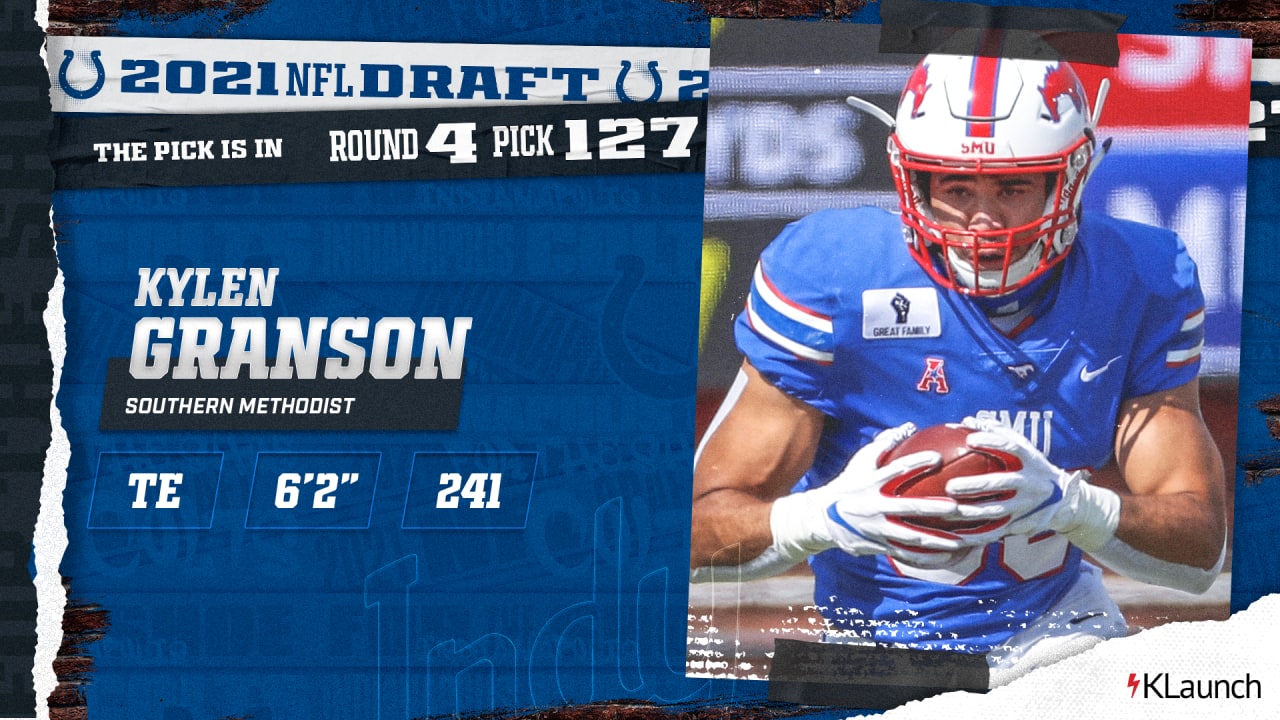 2021 NFL Draft: Tight End Kylen Granson, SMU, 127th Overall