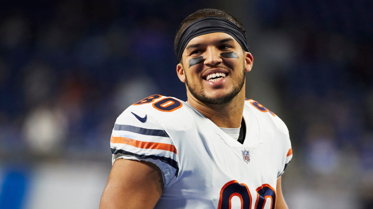 December 23, 2018: Chicago Bears tight end Trey Burton (80) prior