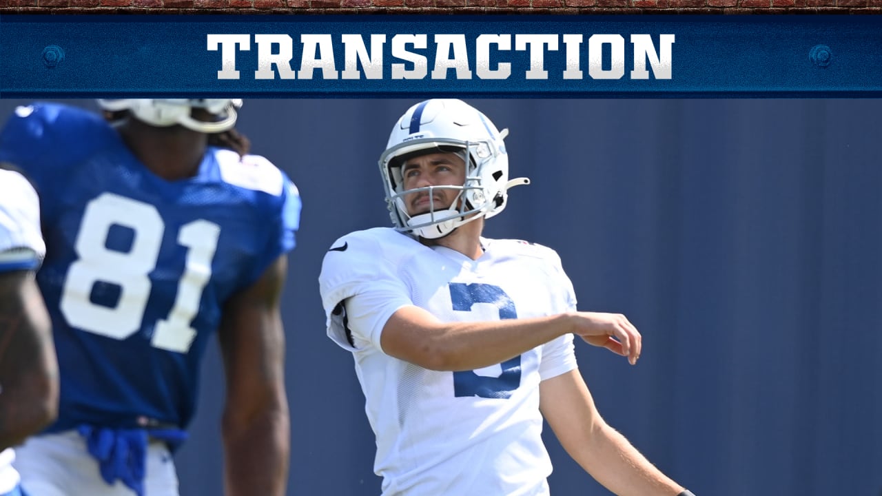 Colts Sign K Lucas Havrisik To Reserve/Future Contract