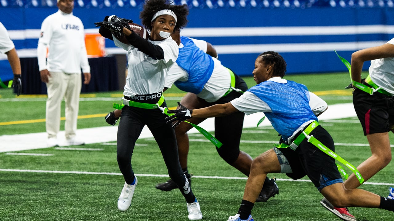 Celebrate Halloween and Girls Flag Football this Sunday at Lucas Oil Stadium