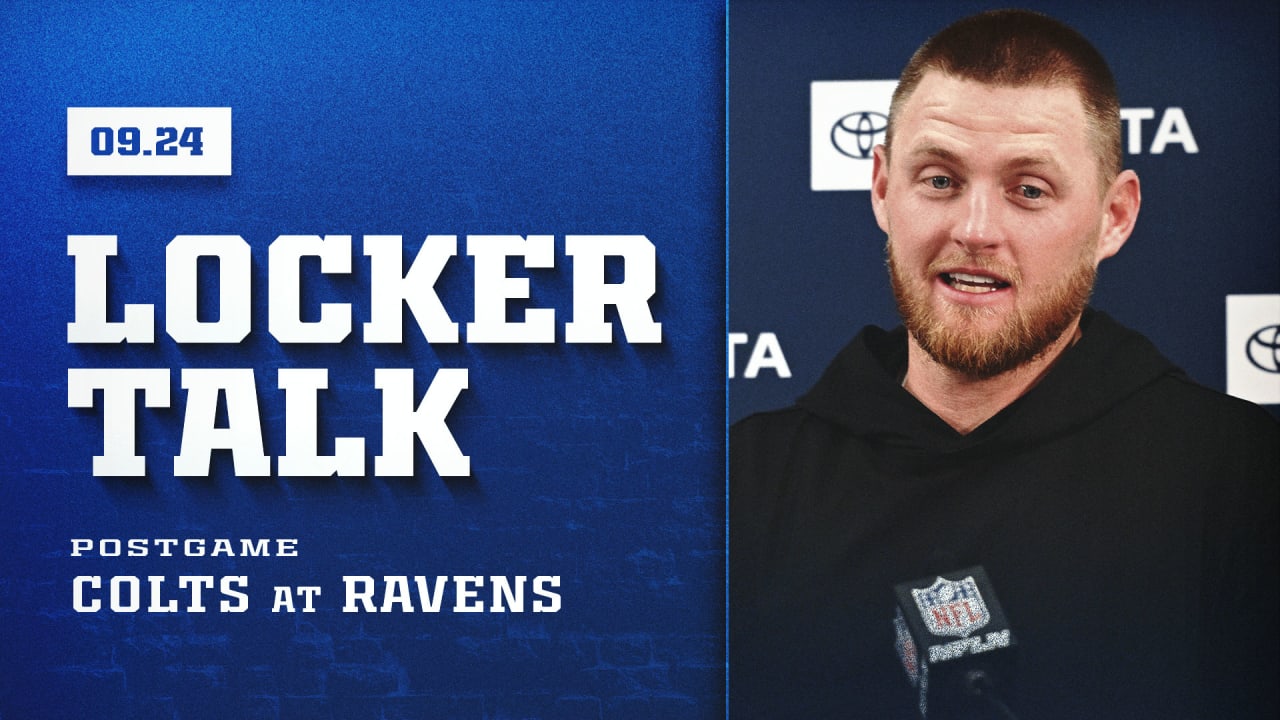 Week 3 Locker Talk Colts at Ravens postgame: Matt Gay