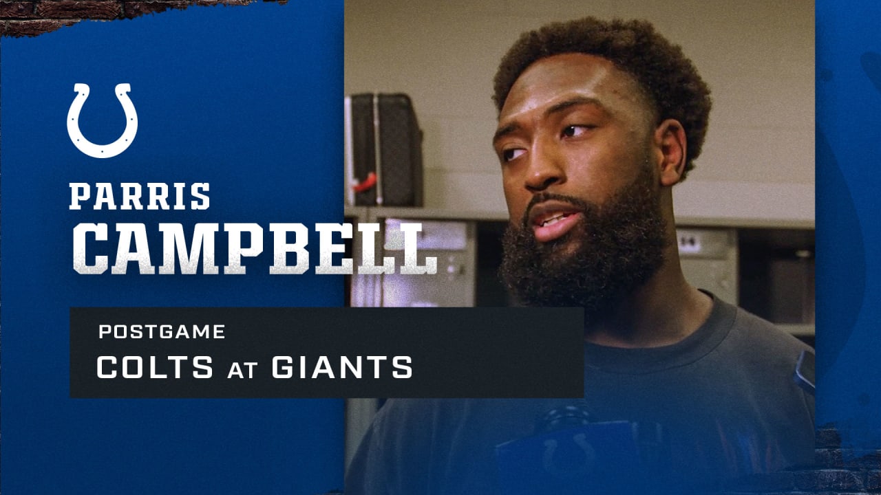 Parris Campbell excited to join Giants as low-risk, high-reward