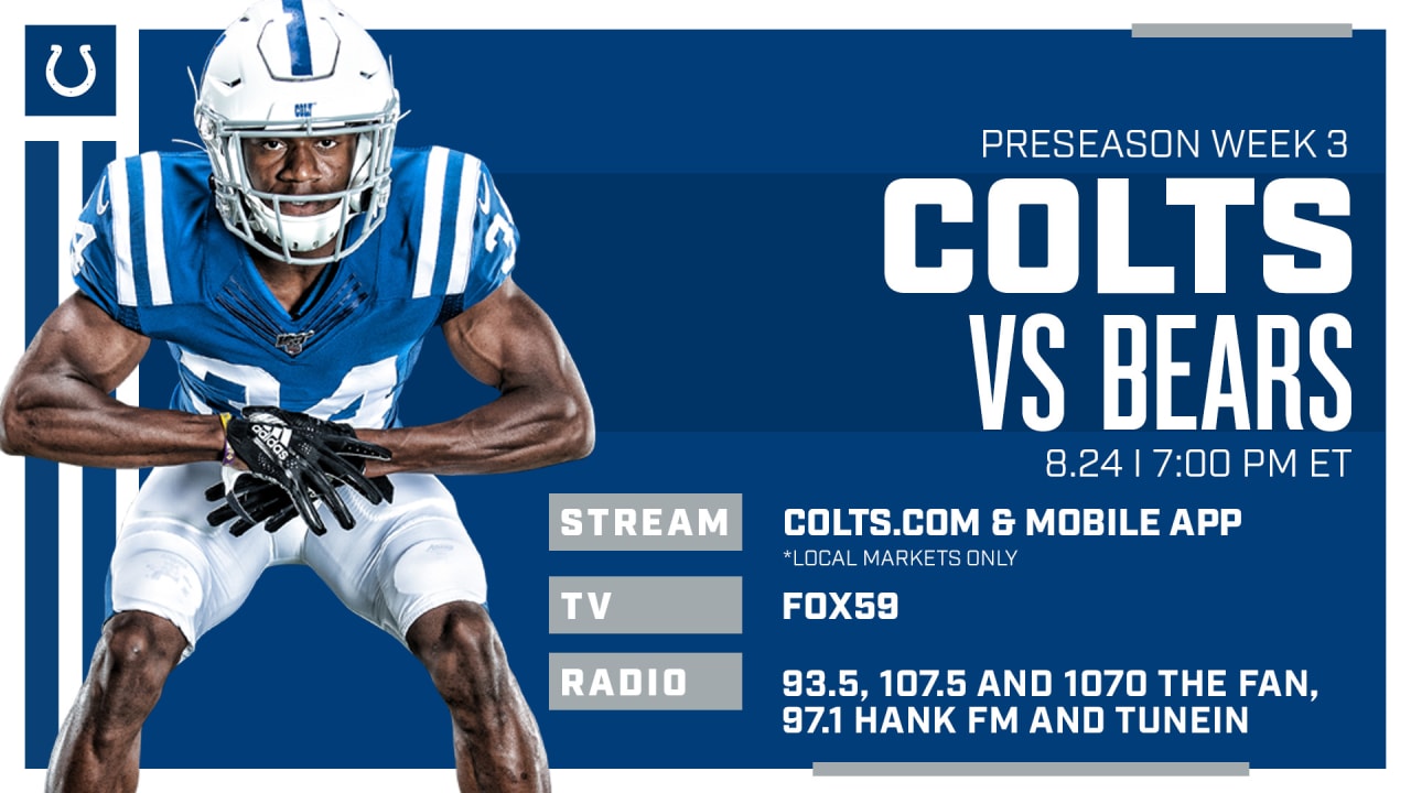 Colts vs. Bucs: Time, television, radio and streaming schedule