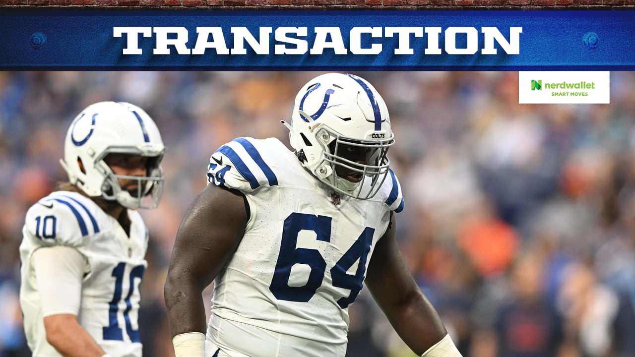 Colts sign G Arlington Hambright to the 53man roster from the practice