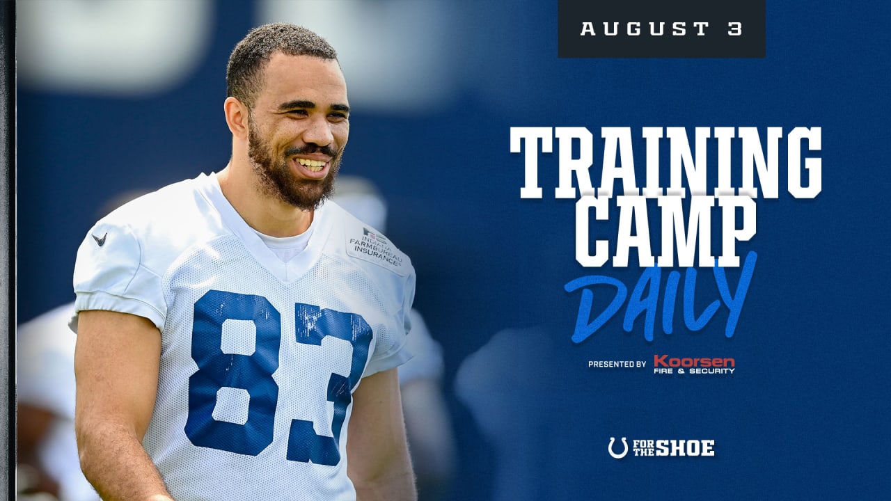 Colts Training Camp Daily Day 6, featuring Kylen Granson