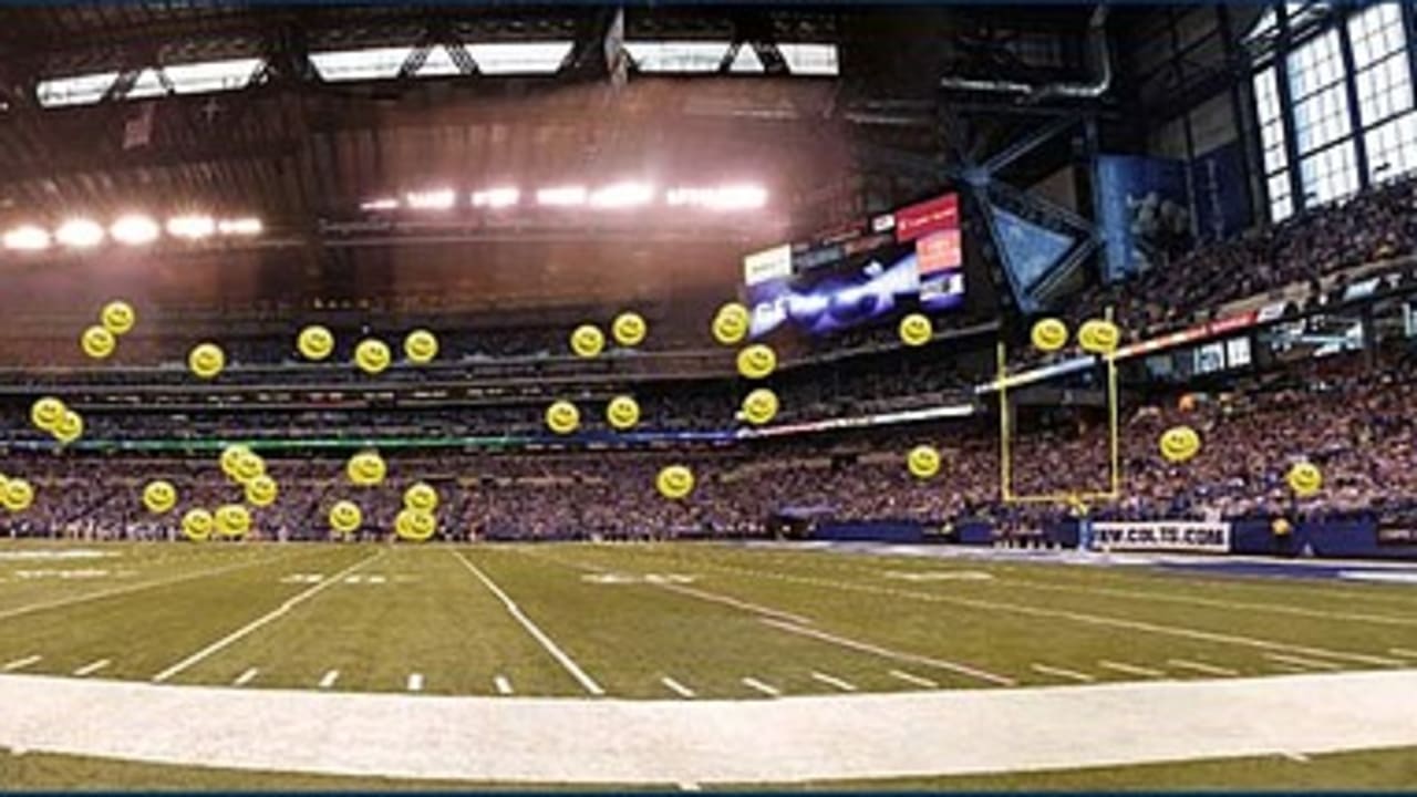 Indianapolis Colts use 360 replay inside Lucas Oil Stadium