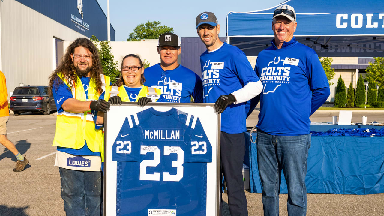 Colts jersey community involvement