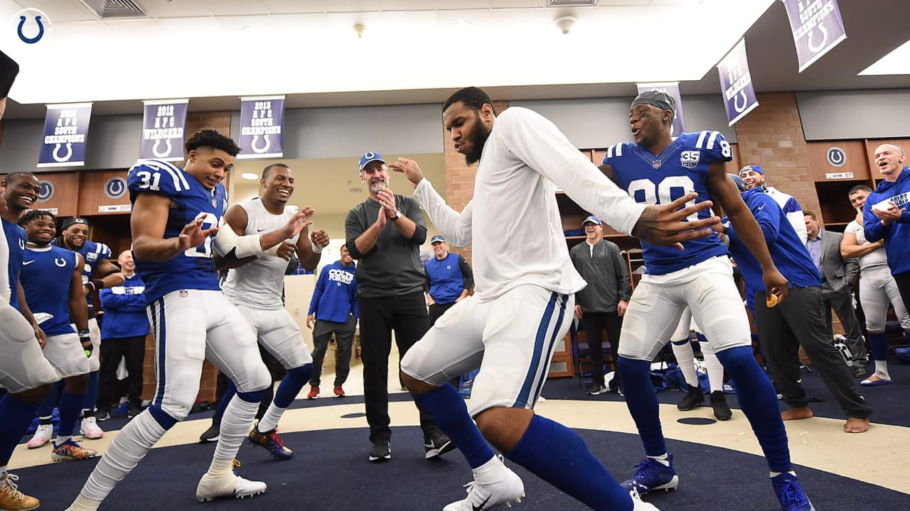 Postgame Celebration Photos from Comeback Victory Over Colts