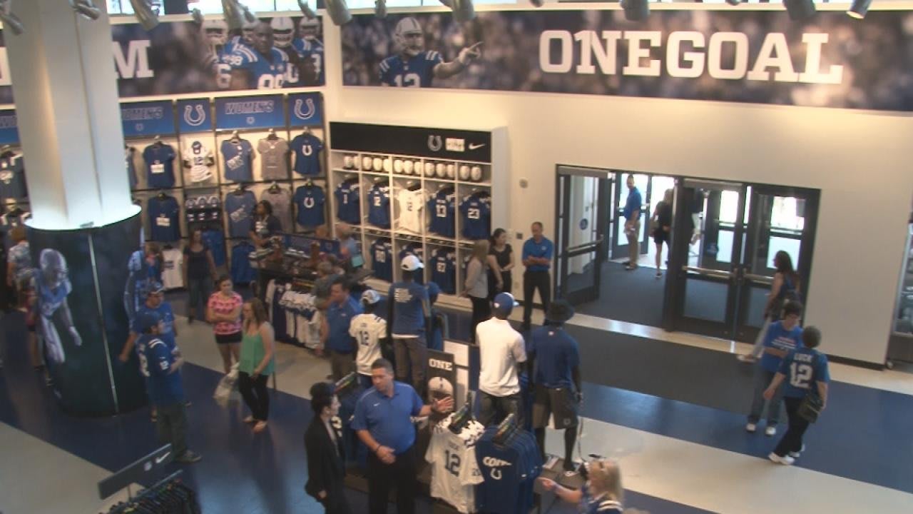 Indianapolis Colts Pro Shop reopens at Lucas Oil Stadium with