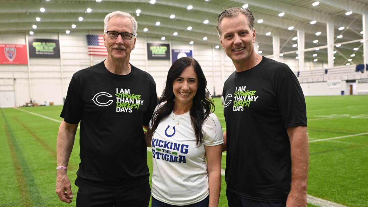 The @colts and @chicagobears join together to kick the stigma around mental  health. #KickingTheStigma