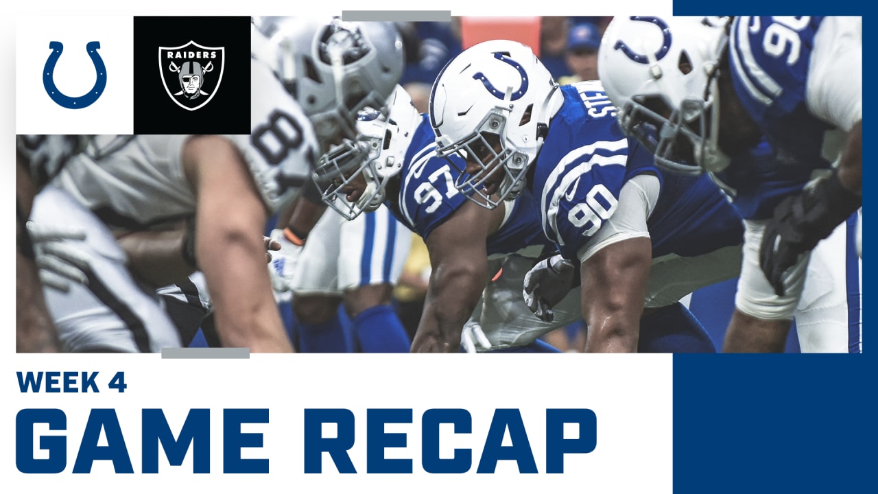 Colts vs Raiders live score & H2H