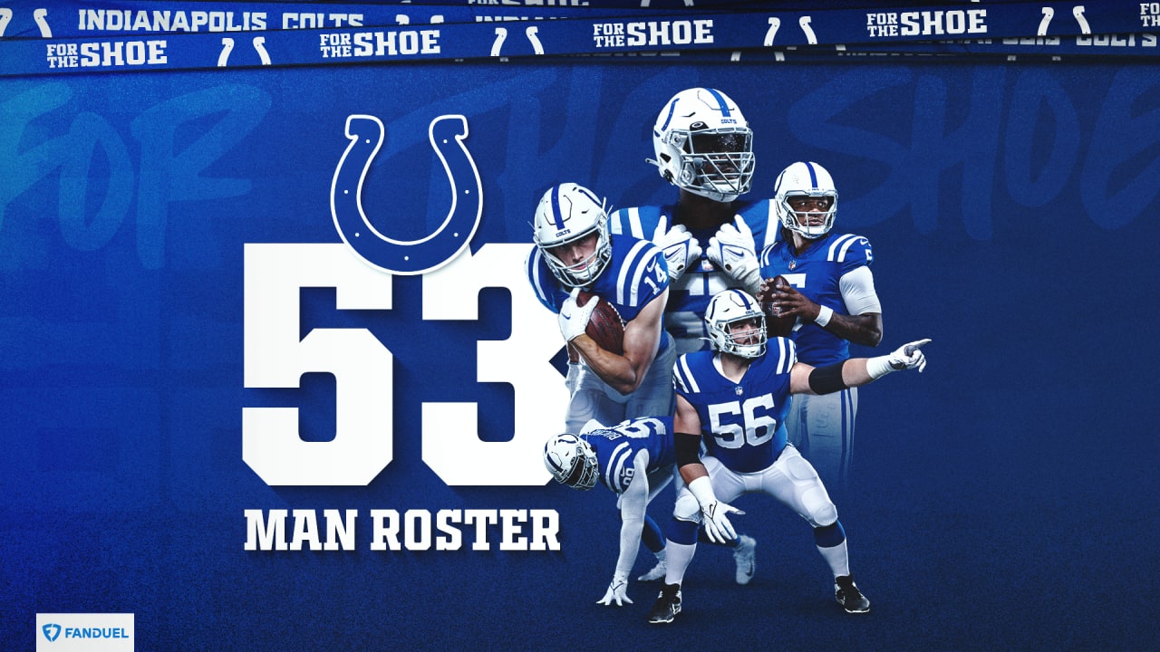 Colts announce initial 53-man roster