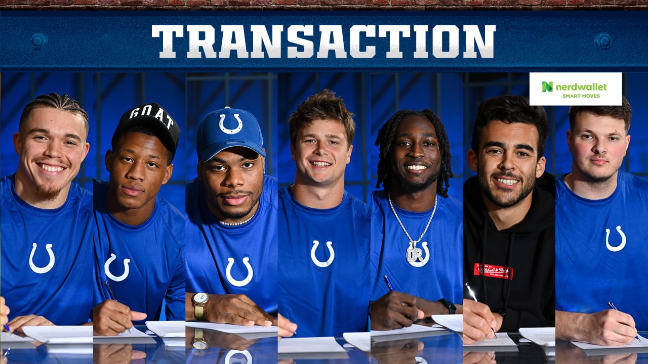 2023 Indianapolis Colts Transactions