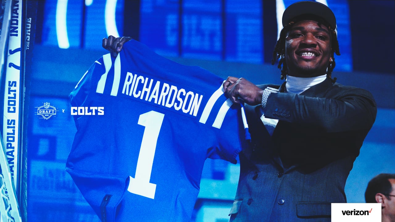 QB Anthony Richardson, picked fourth-overall by the Colts in the 2023 ...