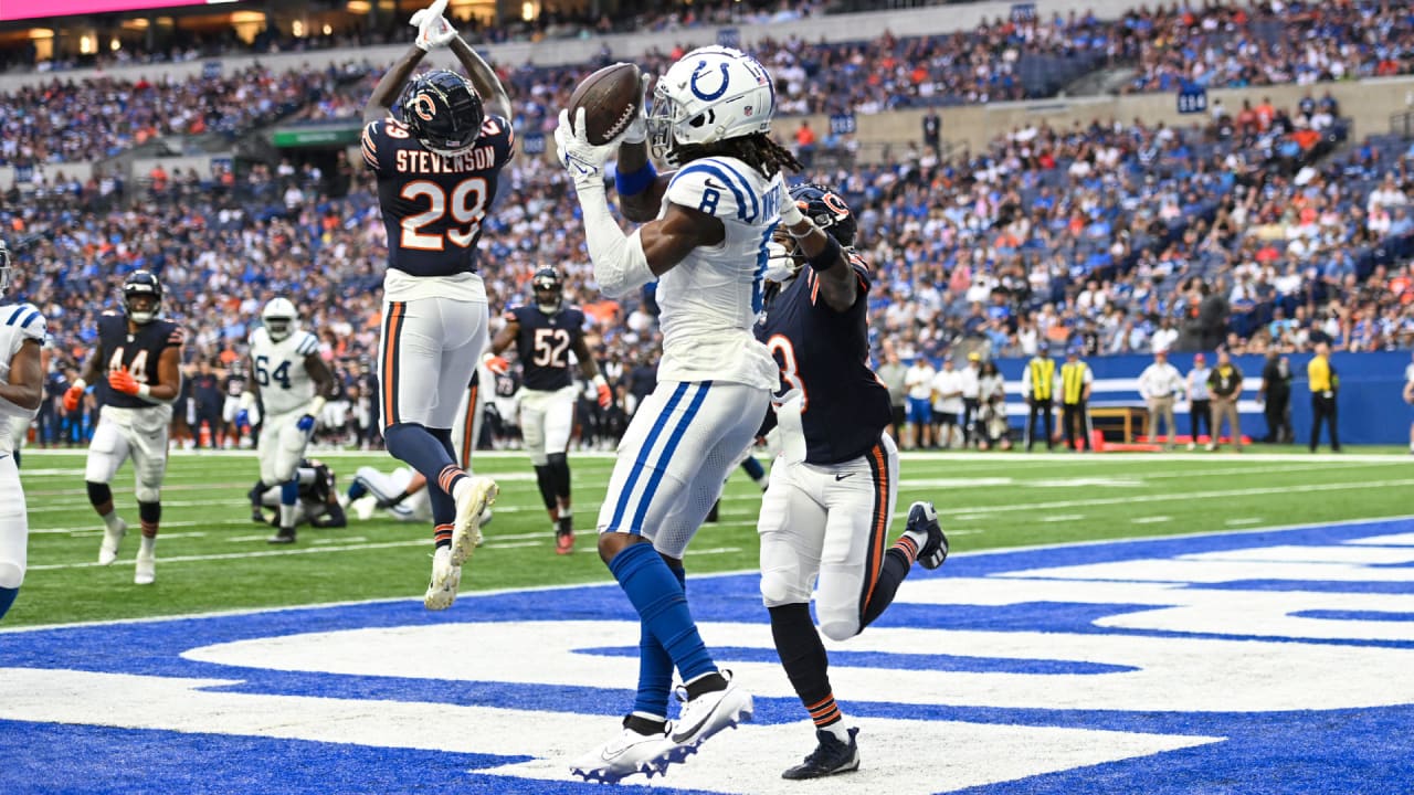 Juwann Winfree catches for a 4-yard Touchdown vs. Chicago Bears 