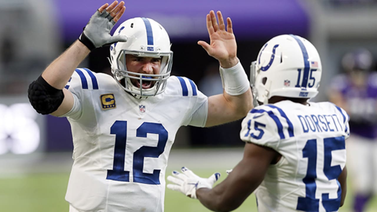 Indianapolis Colts wide receiver Phillip Dorsett (15) in action