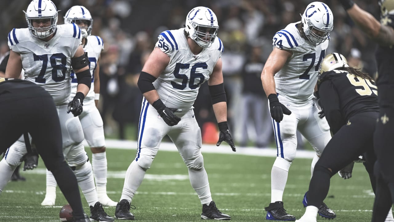 Indianapolis Colts offensive linemen Quenton Nelson and Anthony