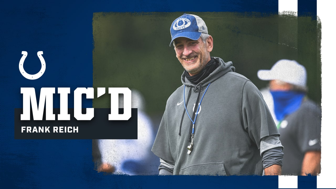 Indianapolis Colts coach Frank Reich mic'd up during AFC Playoff game