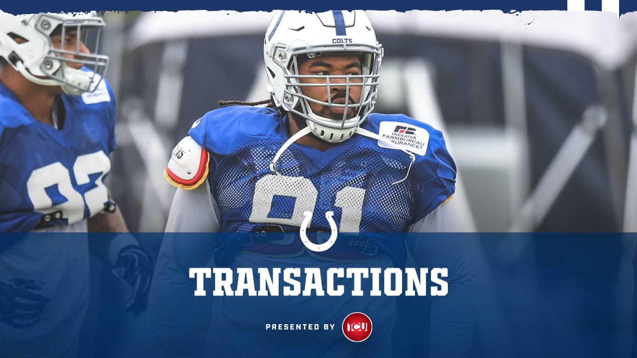 The Colts have activated DT Sheldon Day from IR, signed WR Marcus Johnson  to the active roster from the practice squad and elevated G Jake Eldrenkamp  & WR DeMichael Harris for the