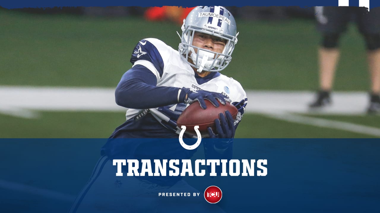 The Colts have signed RB Darius Anderson & TE Charlie Taumoepeau