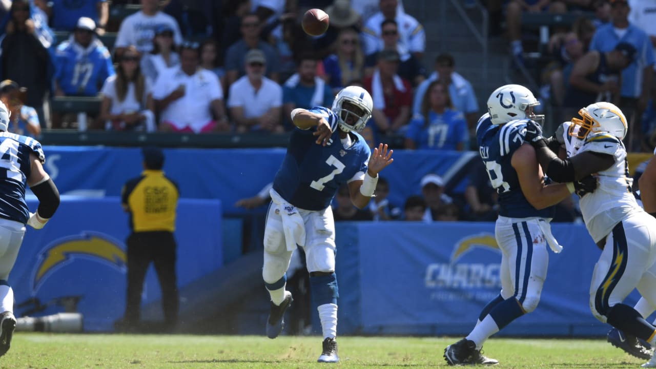 Jacoby Brissett throws four TDs as Colts take over first place in AFC South  - NBC Sports