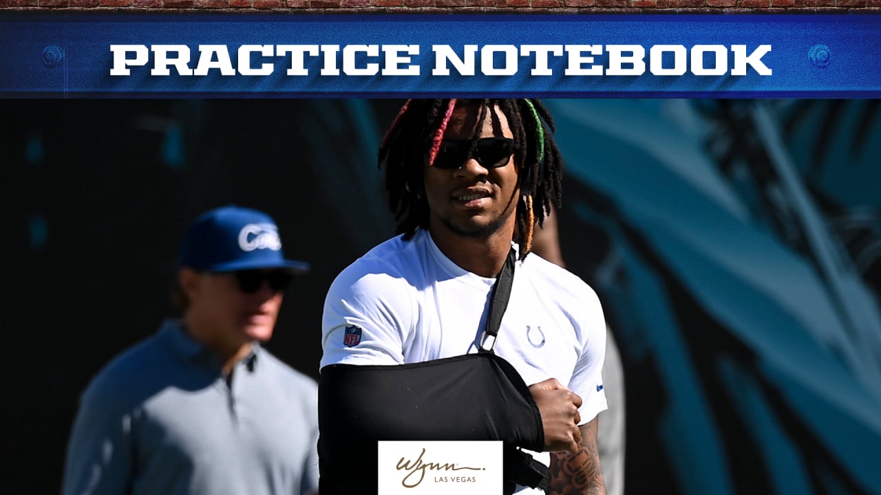 Practice Notebook: What Colts teammates expect to see from Anthony