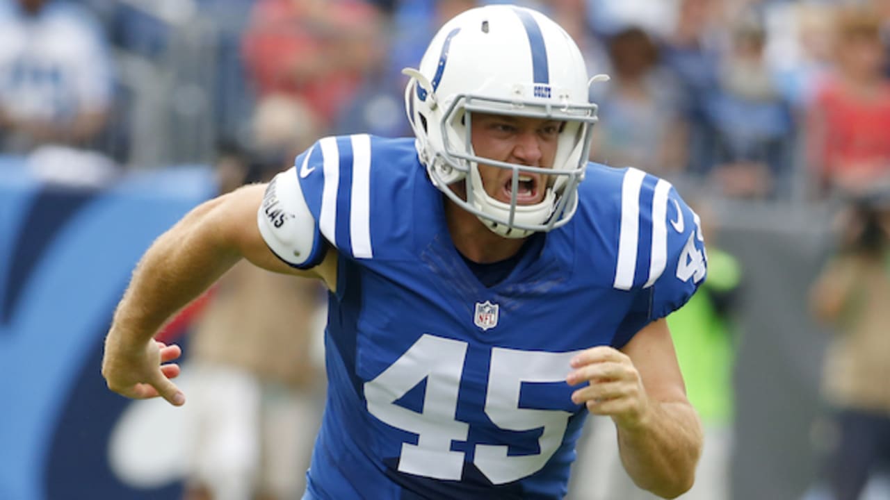 Dallas Cowboys long snapper Matt Overton (45) is seen after an NFL