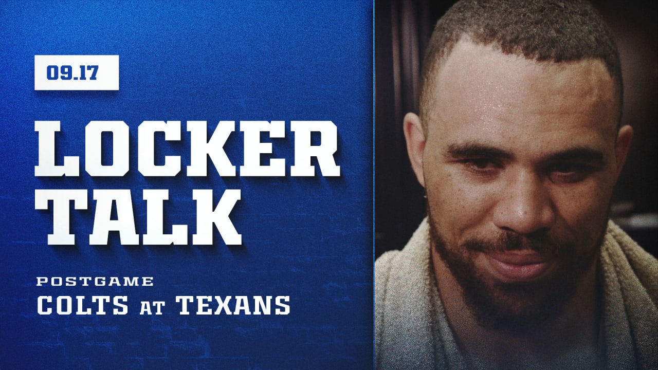 Week 2 Locker Talk: Colts at Texans postgame - Kylen Granson, DeForest  Buckner