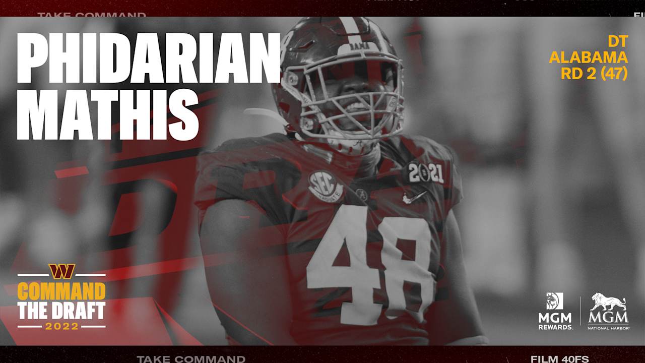 Commanders select Phidarian Mathis with No. 47 overall pick