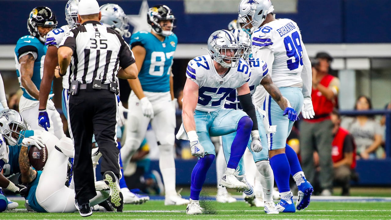 Dallas Cowboys safety Israel Mukuamu (24) celebrates a 20-17 win over  Cincinnati after an NFL football game, Sunday, Sept. 18, 2022, in  Arlington, Texas.(AP Photo/Brandon Wade Stock Photo - Alamy