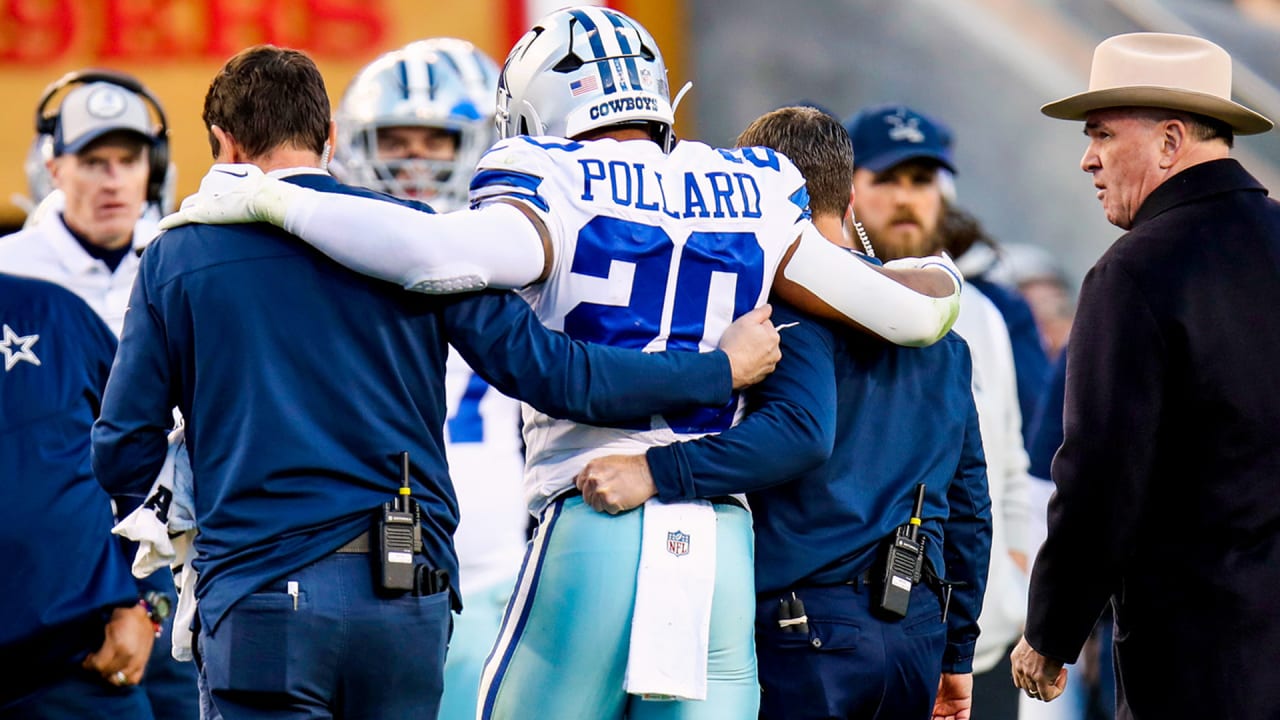 Cowboys RB Tony Pollard suffers high ankle sprain, fractured fibula vs.  49ers